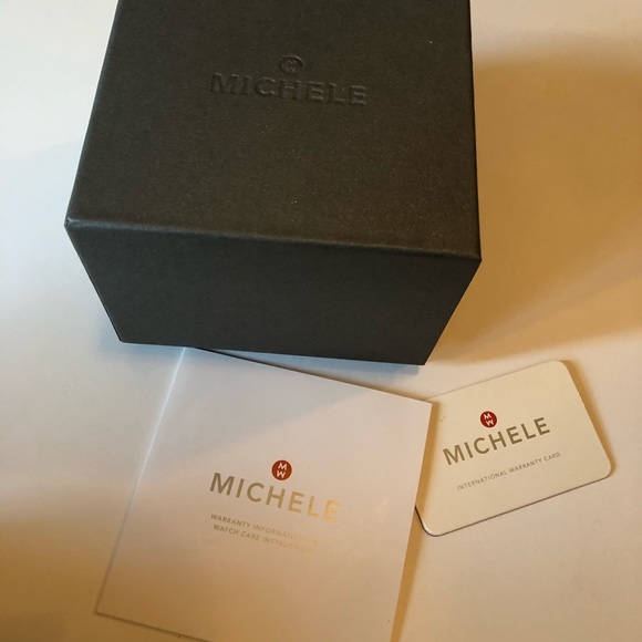 🔴SOLD🔴 Michele Watch with Natural Diamonds - Picture 5 of 5